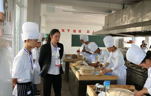 烹饪专业学生