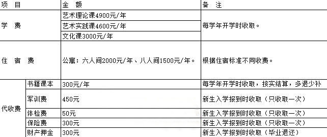 收费标准