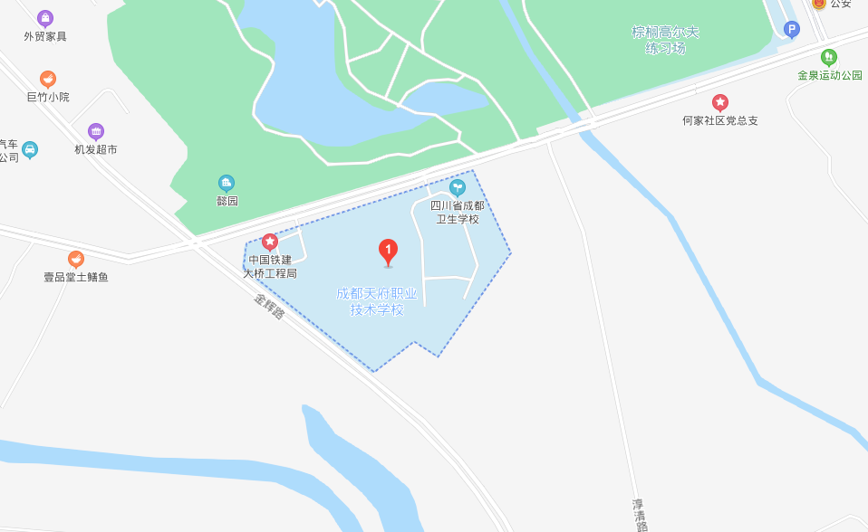 成都天府职业技术学校地址在哪里及乘车路线