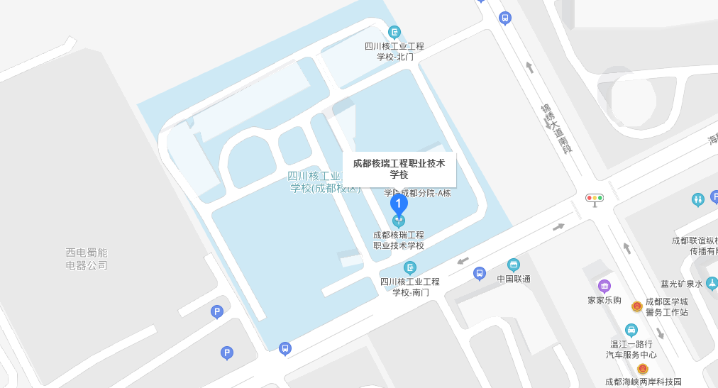 成都核瑞工程职业技术学校地址在哪里及乘车路线