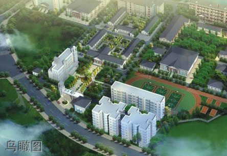 四川省档案学校（雅安档案学校）鸟瞰图